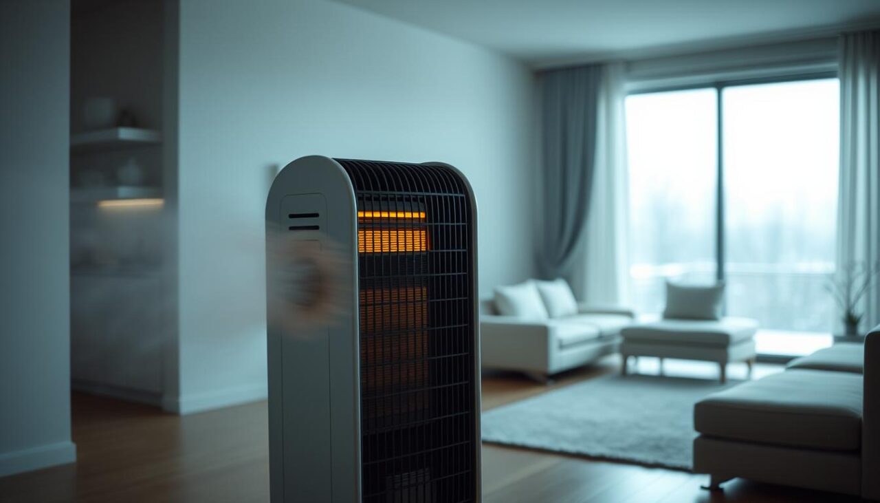 heater blows cold air