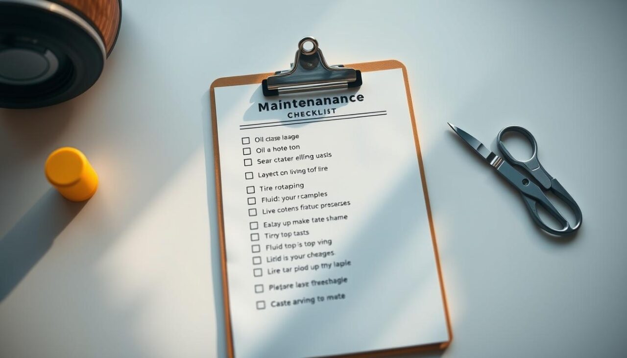 maintenance checklist