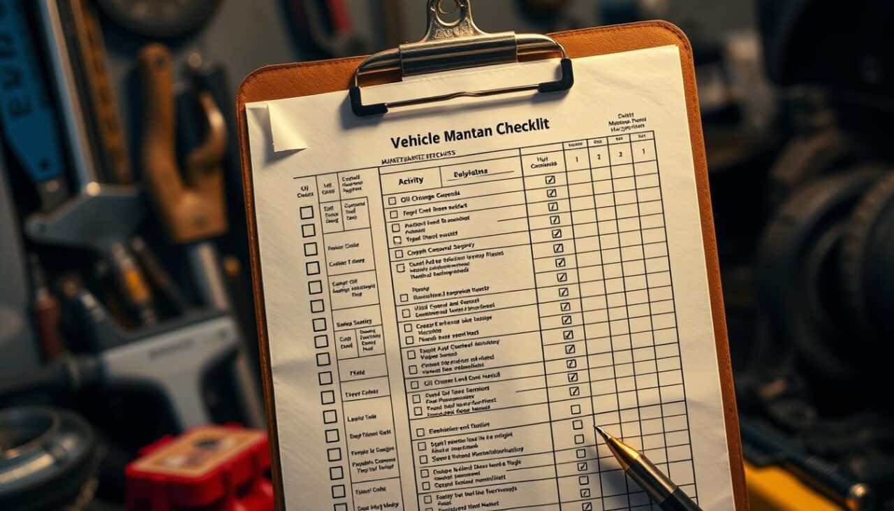 vehicle maintenance checklist vehicle maintenance checklist