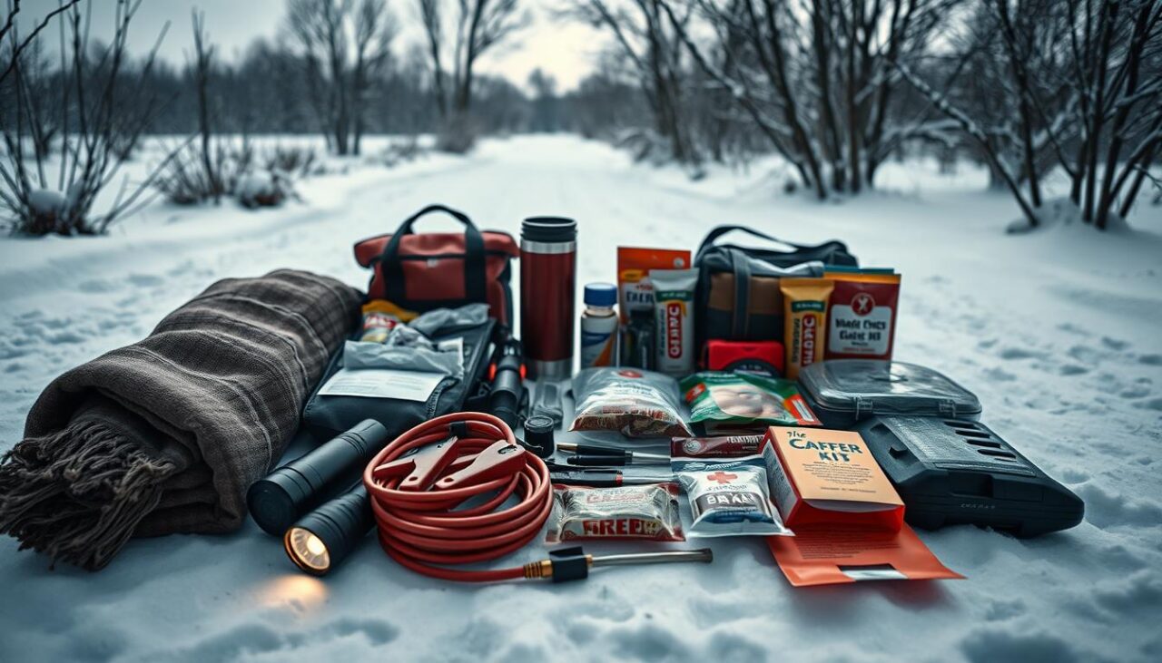 vehicle winter emergency kit